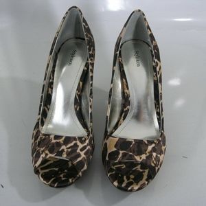 Ladies Peep Toe Stiletto Women's High Heels Shoes